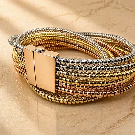 купить Золотой браслет с природными бриллиантами 0,78 к-т в Москве