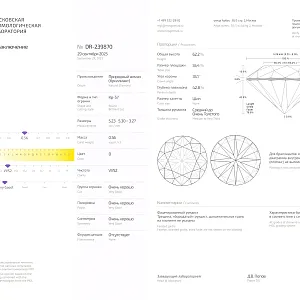 купить 0,56 ct. (D/VVS2) в Москве