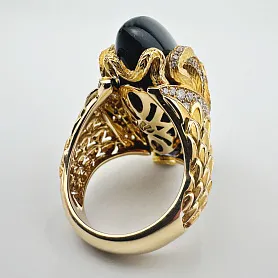 купить Золотое кольцо бренда Carrera Y Carrera SNAKE ABANICO в Москве