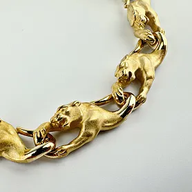 купить Золотой браслет бренда Carrera y Carrera Panthere в Москве