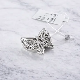 купить Золотая подвеска с бриллиантами "Бабочка" 1,47 карат в Москве