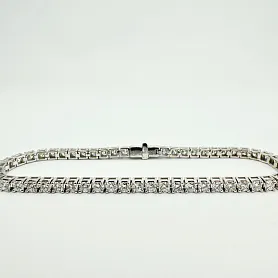 купить Золотой браслет-дорожка с природными бриллиантами 4,62 к-т в Москве