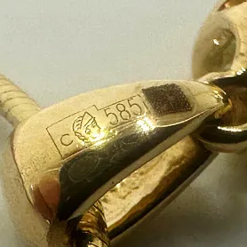 купить Золотая подвеска с природным бриллиантом 0,52 карат в Москве