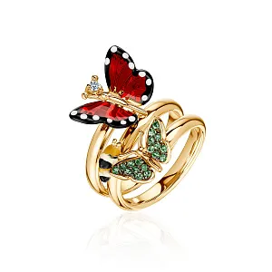 купить Золотое кольцо Butterfly бренда Roberto Bravo в Москве