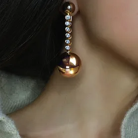 купить Золотые серьги бренда De Grisogono 1BO Boule в Москве