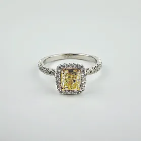 купить Золотое кольцо с природными бриллиантами 1,45 карат в Москве