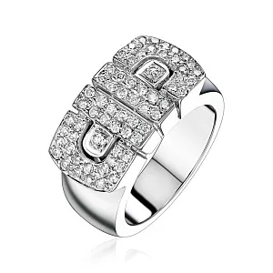 купить Золотое кольцо с бриллиантами 0,71 карат в Москве