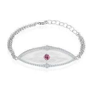 купить Золотой браслет с бриллиантами и турмалином в Москве