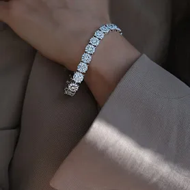 купить Золотой браслет с природными бриллиантами 4,81 карат в Москве