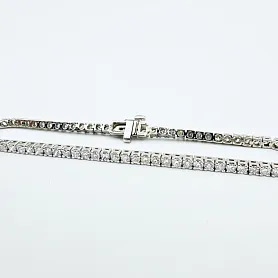 купить Золотой браслет-дорожка с природными бриллиантами 3,23 карат в Москве