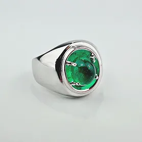 купить Золотое кольцо с природным изумрудом 2,20 карат в Москве