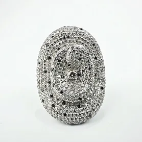 купить Золотое кольцо с природными бриллиантами 4 карата в Москве