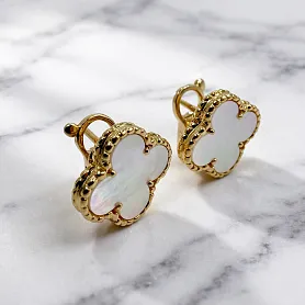 купить Серьги бренда Van Cleef & Arpels Vintage Alhambra в Москве