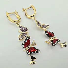 купить Золотые серьги бренда Roberto Bravo в Москве