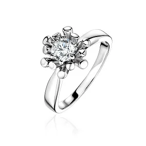 купить Золотое кольцо с природным бриллиантом 0,62 карат в Москве