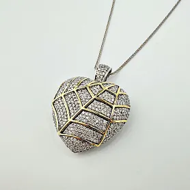 купить Золотая подвеска с природными бриллиантами 6,24 карат в Москве