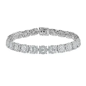 купить Золотой браслет с природными бриллиантами 4,81 карат в Москве