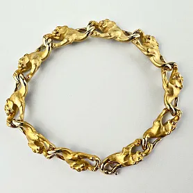 купить Золотой браслет бренда Carrera y Carrera Panthere в Москве