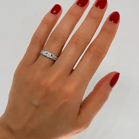 купить Золотое кольцо с природными бриллиантами 0,37 карат в Москве