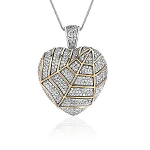 купить Золотая подвеска с природными бриллиантами 6,24 карат в Москве