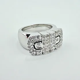 купить Золотое кольцо с бриллиантами 0,71 карат в Москве