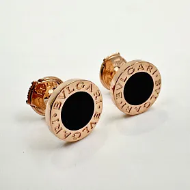 купить Серьги - пусеты бренда Bvlgari Bvlgari Onyx 354730 в Москве