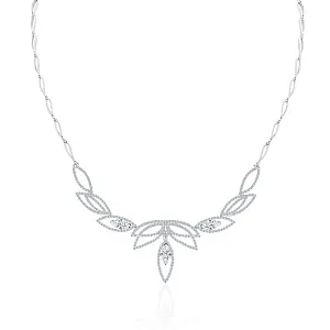 купить Золотое колье с природными бриллиантами 3,52 к-т в Москве