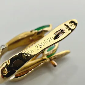 купить Серьги бренда Carrera Y Carrera Hand emerald в Москве